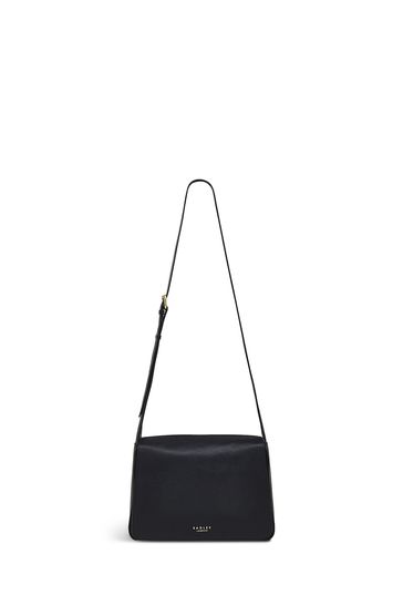 Radley London Large Westwell Lane Flapover Cross-Body Black Bag