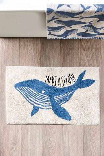Blue Whale Bath Mat