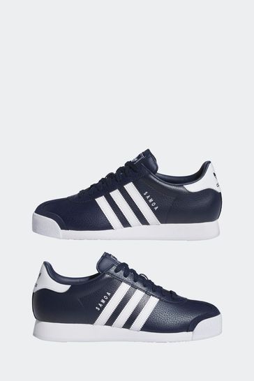 adidas Originals Navy White Samoa Trainers