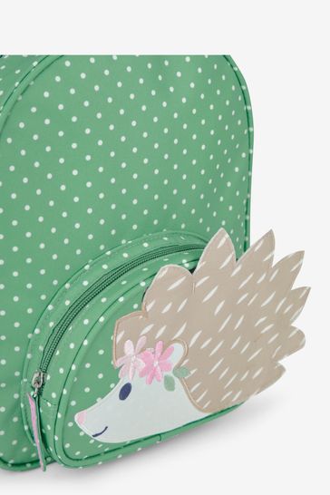 Buy JoJo Maman Bebe Green Hedgehog Character Backpack from Next Italy