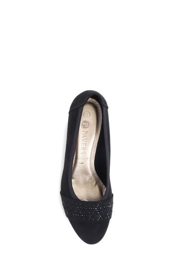 Buy Pavers Ladies Court Smart Black Shoes from Next Hungary