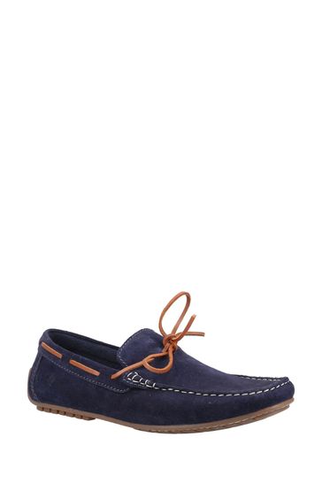 Buy Hush Puppies Blue Boat Shoes from the Laura Ashley online shop