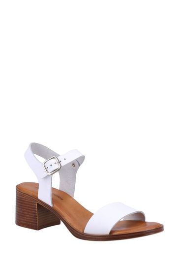 Hush puppies white sandals on sale