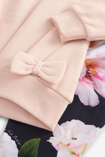 Buy Baker by Ted Baker 0 6yrs Pink Bow Sweater and Leggings Set from Next Belgium