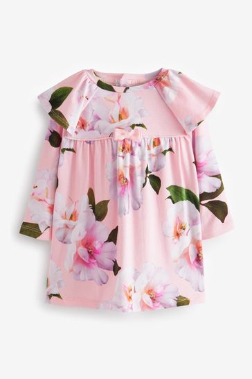 Baker by Ted Baker Pink Floral Jersey Dress