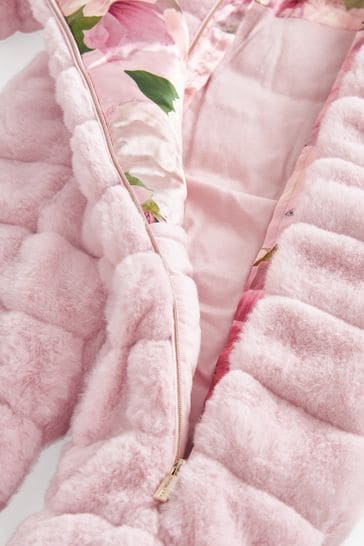 Fluffy snowsuit sale