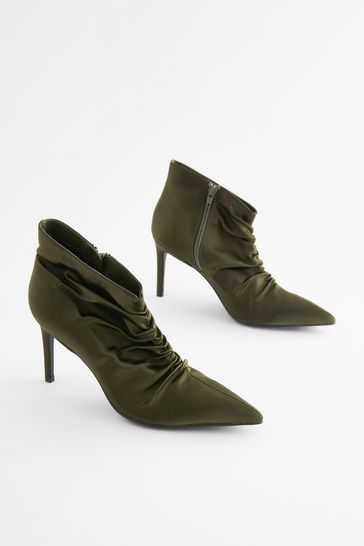Metallic green hotsell ankle boots