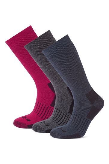 Tog 24 Pink Villach Trek Socks 3 Packs