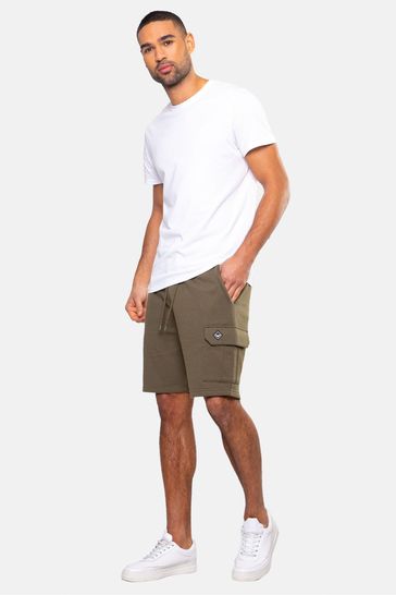 Buy Threadbare Green Fleece Cargo Shorts from Next Luxembourg