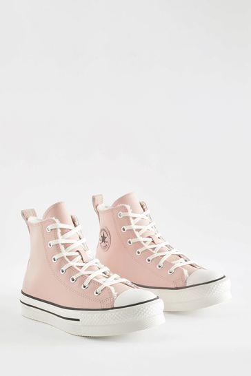 Fleece lined converse boots sale