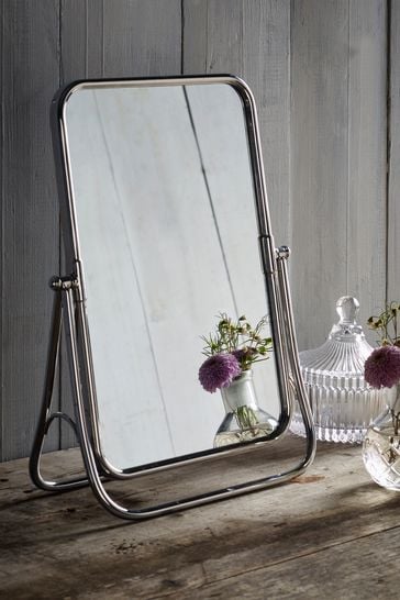 Buy Silver Chrome Rectangle Dressing Table Vanity Mirror from Next USA