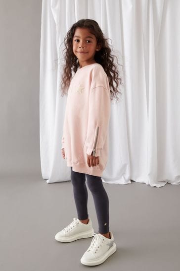 Buy Mint Velvet Pink Star Sweat Dress from Next Ireland