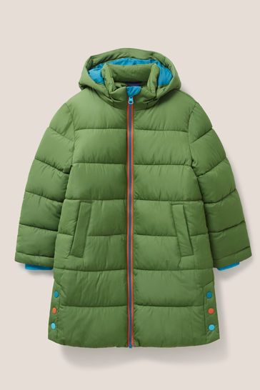 White longline 2025 puffer jacket