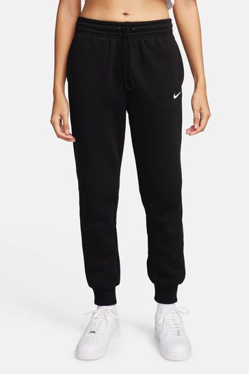 Womens nike black joggers discount