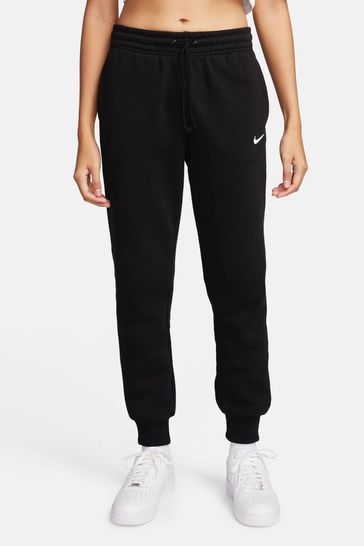 Nike Black Phoenix Fleece Mid-Rise Joggers