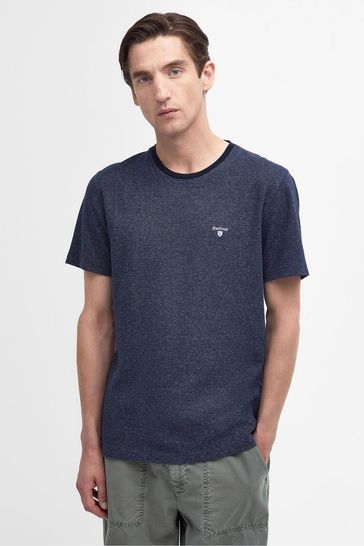 Barbour® Navy Sedhill Pique T-Shirt