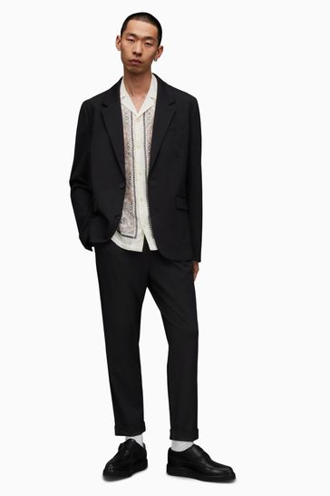 AllSaints Black Helm Blazer