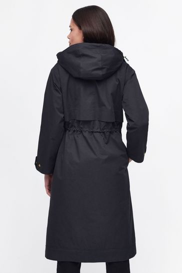 Barbour maya waterproof hooded jacket black store