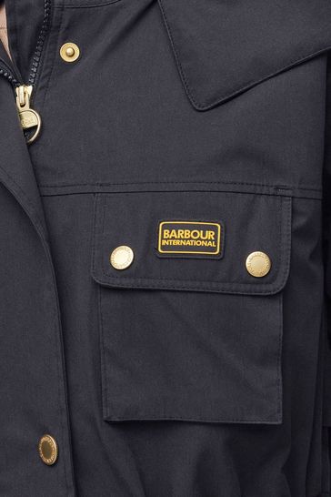 Ladies barbour hotsell international wax jacket