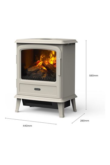 Buy Dimplex Pebble Grey Evandale Electric Stove Fireplace from the Next UK  online shop