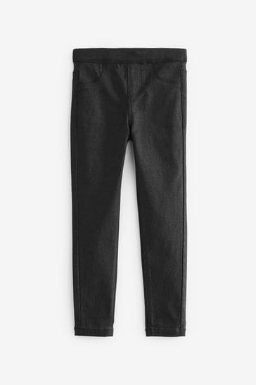 Grey sale coated jeggings