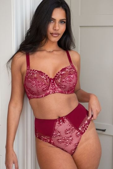 Pour Moi Sofia Embroidered Lace Underwired Full Cup Bra