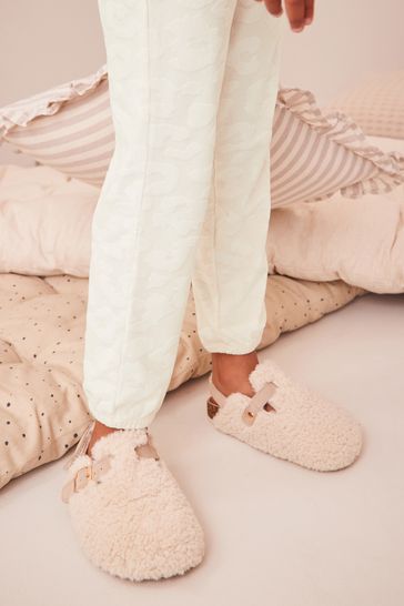 Ecru Cream Animal Cosy Fleece Pyjamas 3 16yrs
