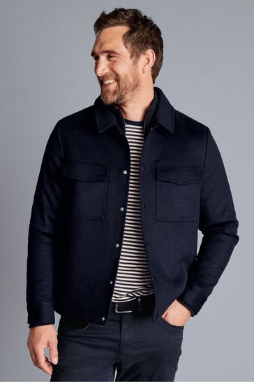 Harrington wool jacket clearance