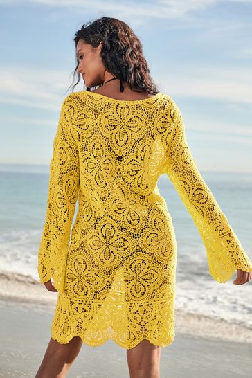 Crochet beach dress hotsell uk