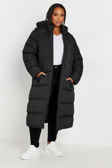 Yours Curve Black 2 In 1 Padded Puffer Coat