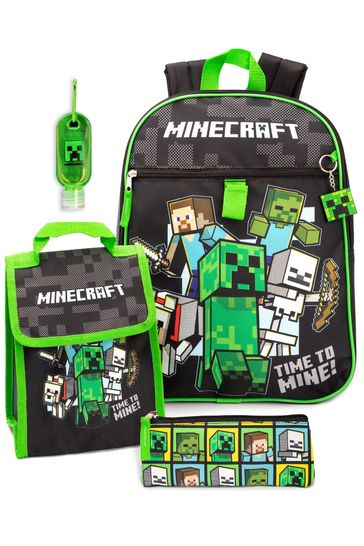 Buy Vanilla Underground Black Minecraft Backpack Set from Next Egypt