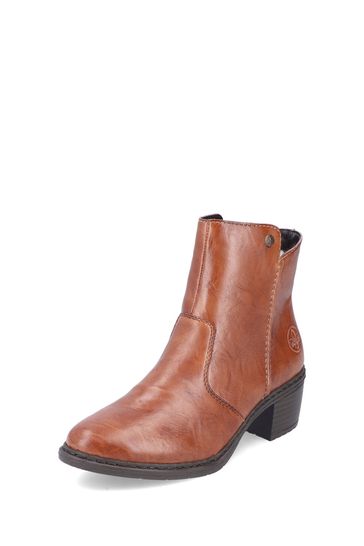 Buy Rieker Womens Zipper Brown Boots from Next Singapore