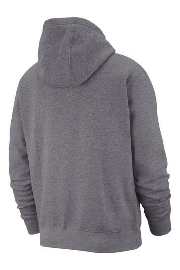 Buy Nike Dark Grey Club Zip Through Hoodie from Next Denmark