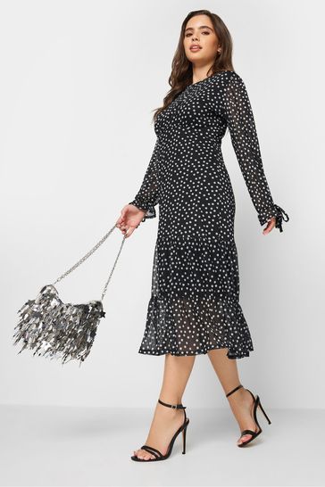 Black spot 2025 mesh dress