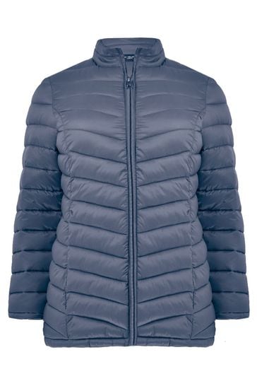 Buy Live Unlimited Curve Chevron Packable Black Puffer Jacket from