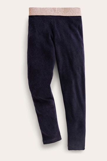 Buy Boden Blue Velvet Leggings from Next Canada