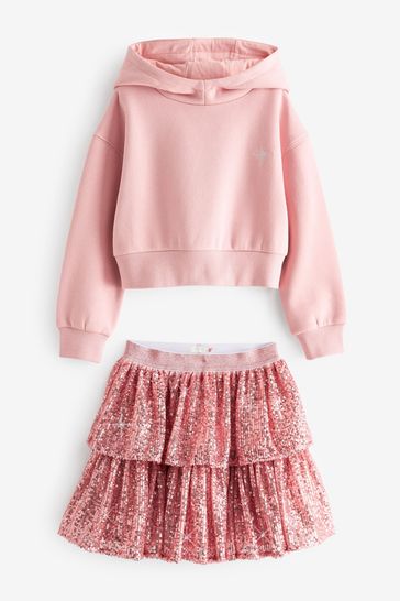 Hoodie skirt hotsell set