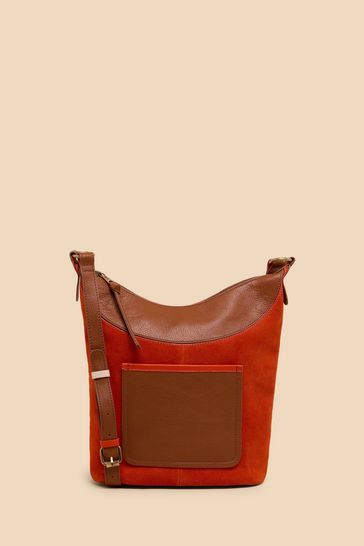 Buy White Stuff Fleur Suede Cross body Bag from Next Luxembourg