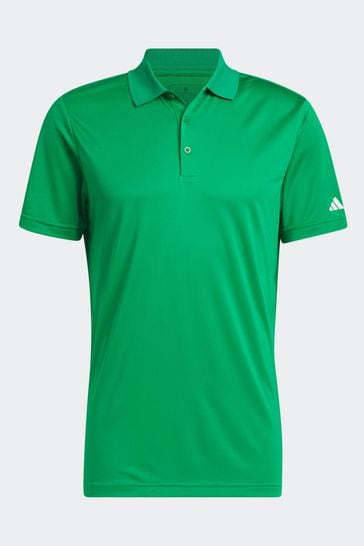 Green adidas hotsell polo shirt