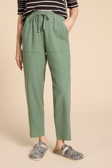 White Stuff Elle Linen Blend Trousers