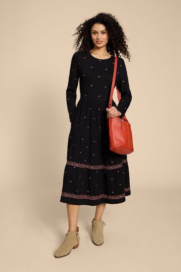Black poppy hot sale dress