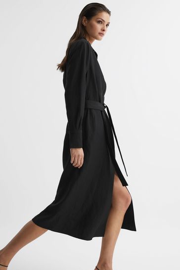 Black wrap dress zara store