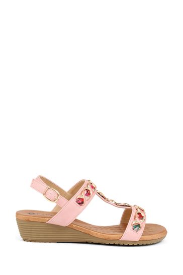 Pavers pink new arrivals sandals