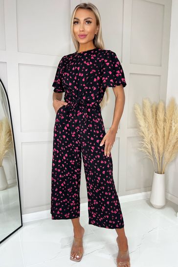 Ax paris black top jumpsuit