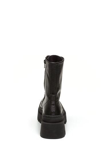 Buy Steve Madden Coast Bootie Black Leather from the Next UK