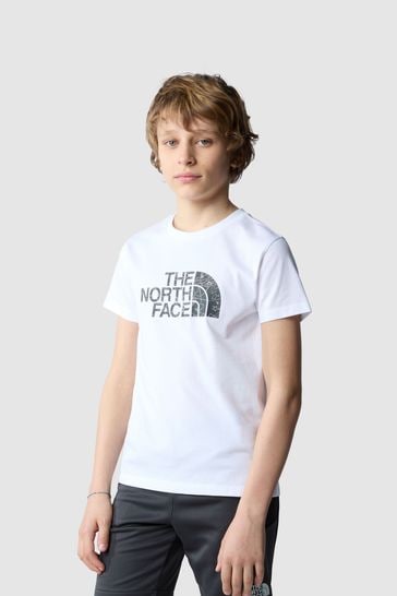 The North Face White Boys Easy T-Shirt