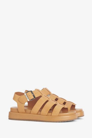 Barbour tan sandals sales
