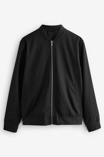 Next black bomber jacket hotsell
