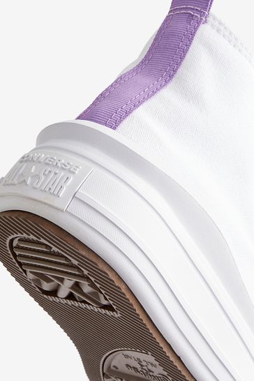 Junior purple deals converse