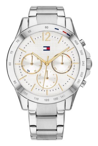 Tommy Hilfiger Watch in Stainless Silver Steel